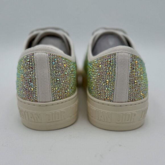 NIB-Walk 'n' Dior Strass Canvas Low Top - 38/7.5 - Picture 7 of 12